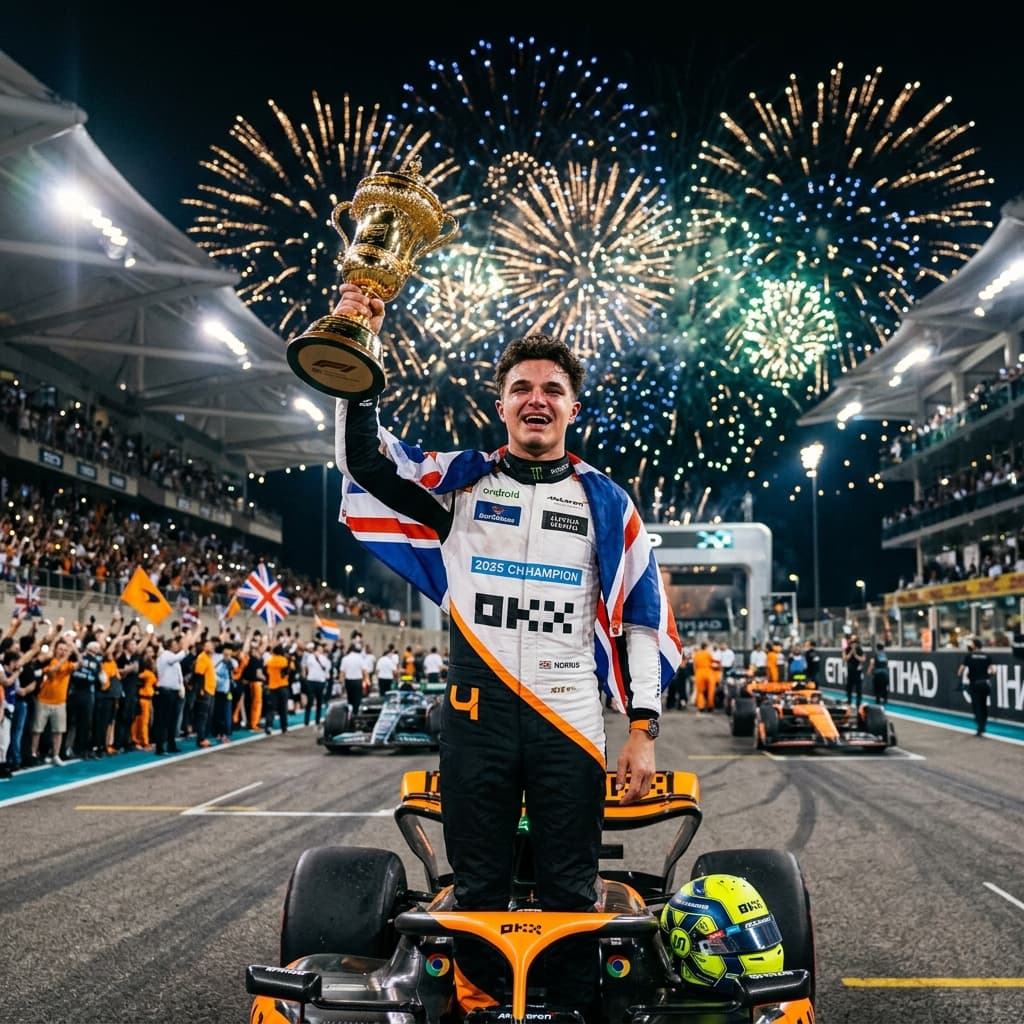 Lando Norris'in 2025 Şampiyonluk Hikayesi: Sabırla Kazanılan Taç